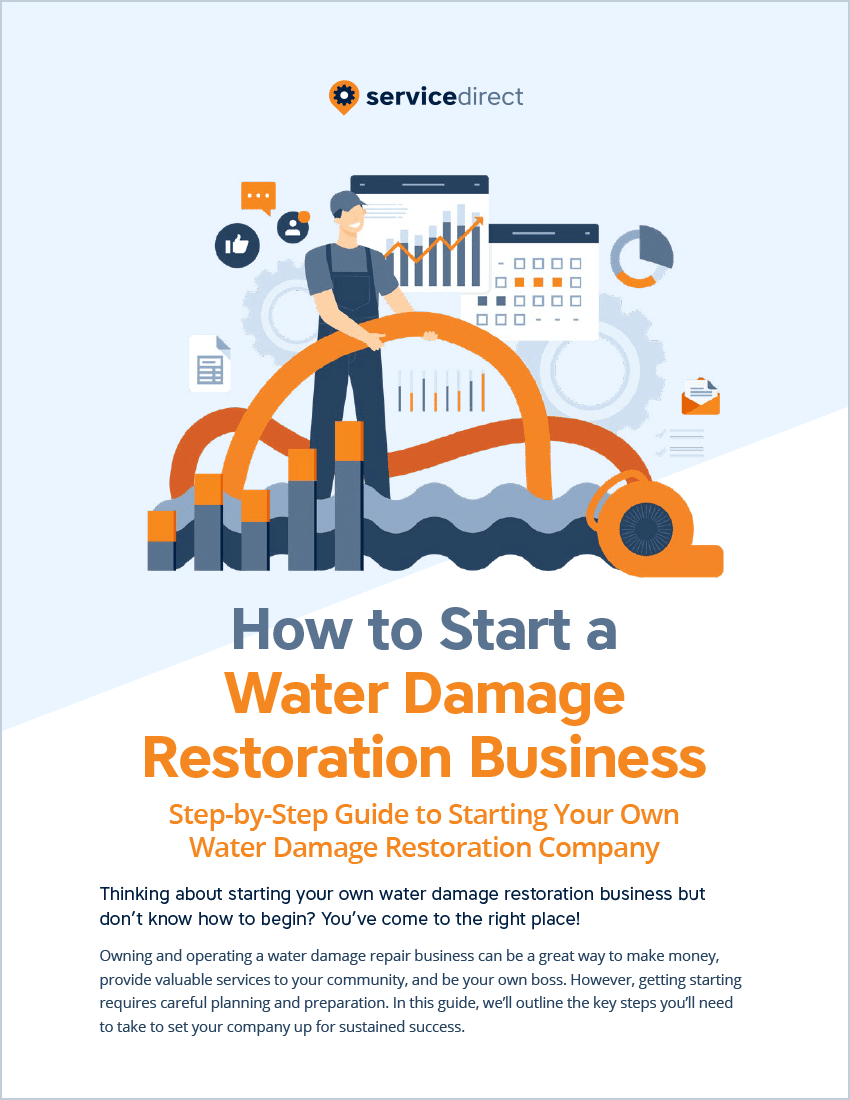 ServiceDirect-WaterDamageRestoration-BusinessMiniGuide-Cover